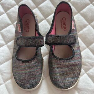 Cienta Kids' Sparkling Multicolor Mary Jane Shoes